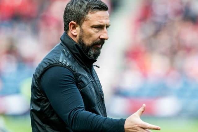 Derek McInnes saw his team defeat Siroki Brijeg last night. Picture: John Devlin
