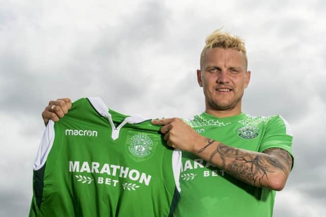Hibernian's new signing Deivydas Matulevicius. Picture: SNS