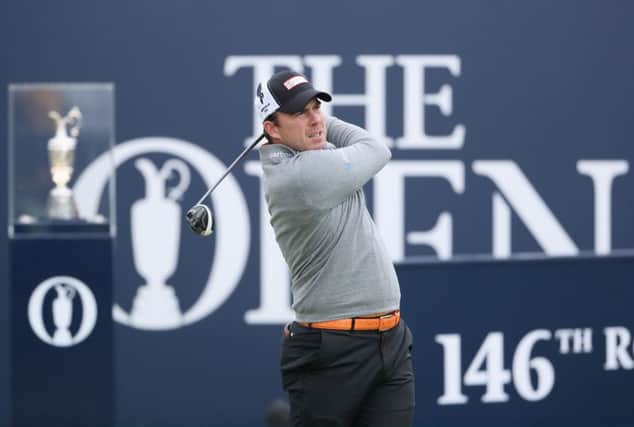 Richie Ramsay tee off in the second round of the 146th Open Championship at Royal Birkdale. Picture: Getty Images
