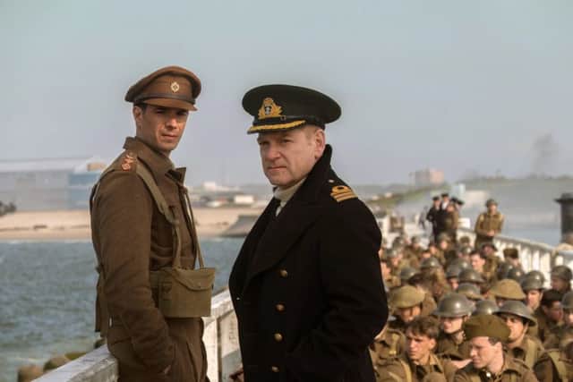 James D'Arcy, left, and Kenneth Branagh in a scene from "Dunkirk." Picture: Warner Bros
