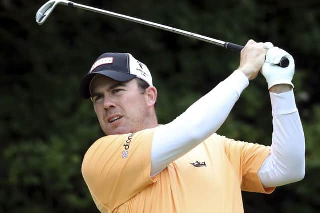 Scotland's Richie Ramsay plays off the 5th tee during the second round of the Open. Picture: Peter Morrison/AP