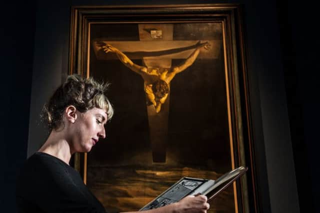 Christ of St John of the Cross by Salvador DalÃ­,  hangs in Glasgows Kelvingrove Art Gallery.