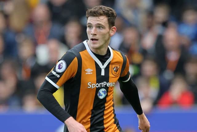Scotland left-back Andy Robertson has left Hull for Liverpool in an £8m deal. Picture: Richard Sellers/PA Wire
