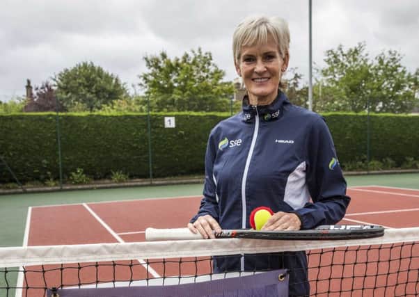 Judy Murray promoting November's Andy Murray Live charity event