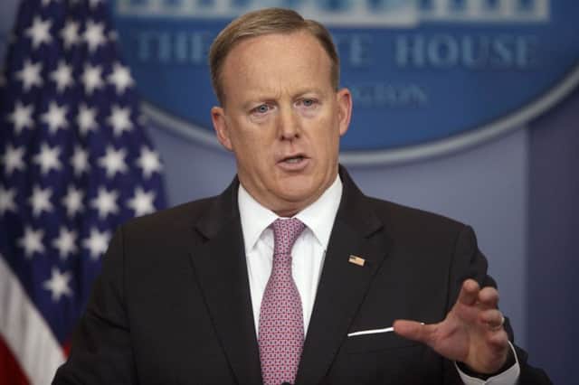 White House press secretary Sean Spicer has resigned. Picture: AP