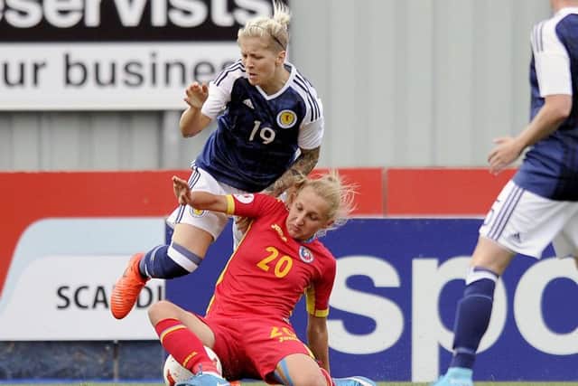 Lana Clelland is expected to lead the attack for Scotland against Portugal