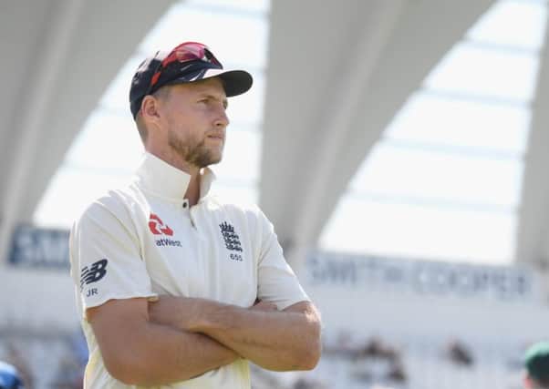 England captain Joe Root will find himself under increasing pressure in the next few weeks.  Photograph: Stu Forster/Getty Images