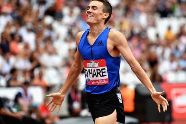 Chris OHare won the British trial, Anniversary Games and now has a new Scottish record. Photograph: Dan Mullan/Getty Images