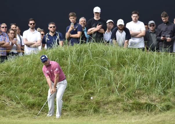 Richie Ramsay bogeyed the first but kept his head up to finish with a level-par 70. Photograph: Ian Rutherford