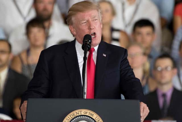 US President Donald Trump is positve about a trade deal post-Brexit. Picture; Getty