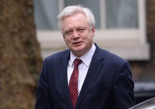Brexit Secretary David Davis, as Brexit ministers faced claims of hypocrisy after it emerged they have been chauffeured around in a Spanish-built car. Picture PA