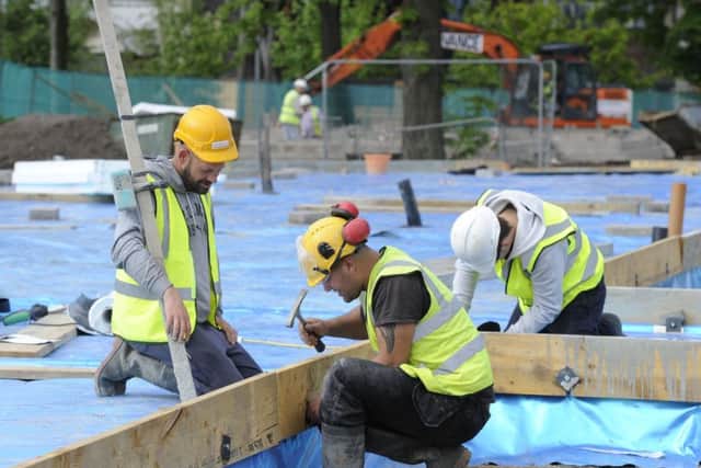Builders are concerned about a 'major contraction' as key projects come to an end. Picture: Michael Gillen