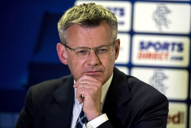 Rangers managing director Stewart Robertson has been elected to the SPFL board. Picture: SNS
