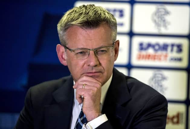 Rangers managing director Stewart Robertson has been elected to the SPFL board. Picture: SNS