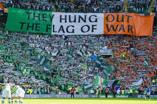 Celtic have issued a "precautionary suspension" to supporters in the Green Brigade section. Picture: SNS