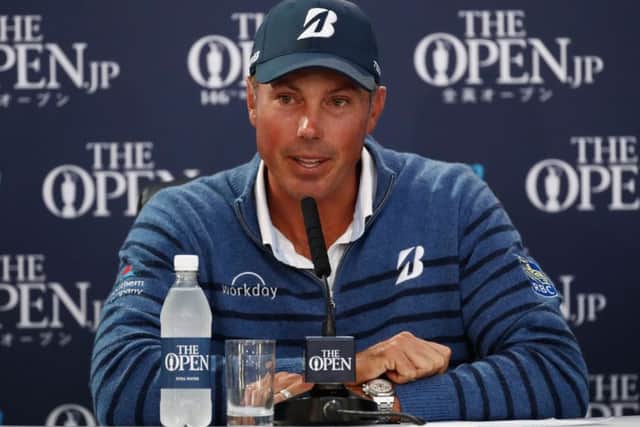 Matt Kuchar has finished fourth in the Scottish Open twice in the past three years, using his latest appearance to produce his strongest performance in the Claret Jug event. Picture: Gregory Shamus/Getty Images