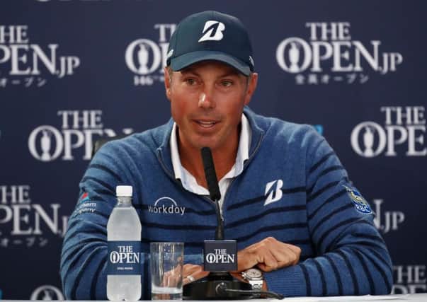 Matt Kuchar has finished fourth in the Scottish Open twice in the past three years, using his latest appearance to produce his strongest performance in the Claret Jug event. Picture: Gregory Shamus/Getty Images