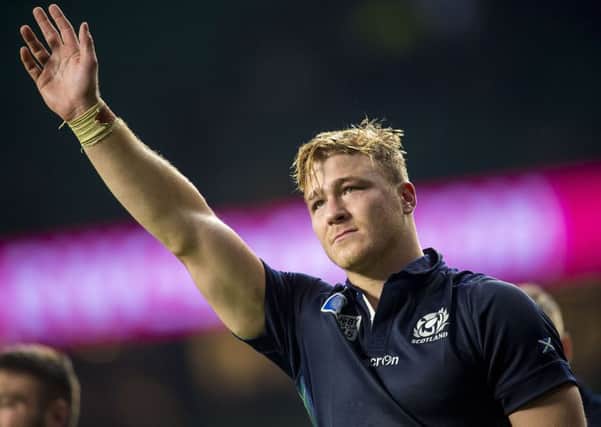 David Denton has been capped 35 times for Scotland, but has been out of the international arena since last summers tour to Japan. Picture: SNS/SRU/Bill Murray