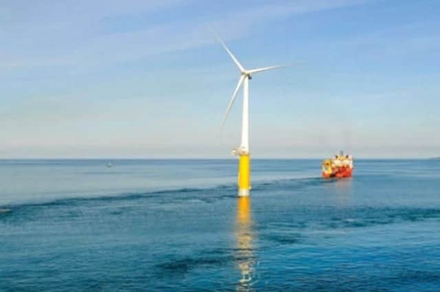 The world's first floating wind farm will be set up 15 miles off Scotland's north-east coast. Picture: Hyvind Hagen/Statoil ASA