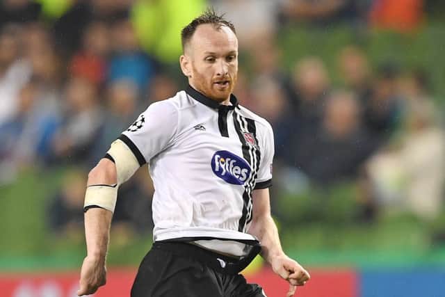 Dundalks Stephen ODonnell says the 29-year-old striker will be a threat to Brendan Rodgers side. Picture: Getty.