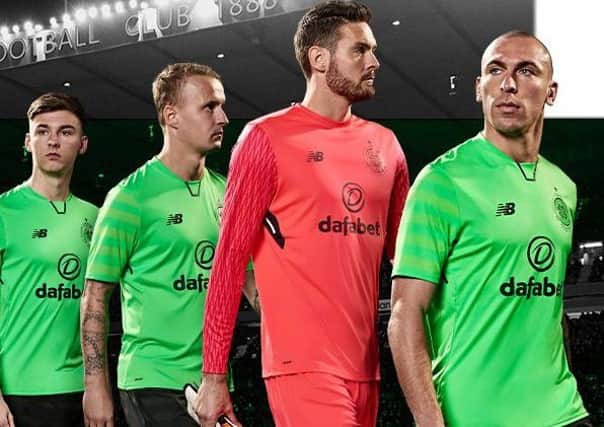 The new Celtic third kit, made by New Balance. Picture: New Balance/Celtic FC