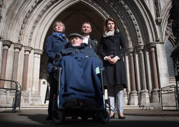 Noel Conway, who suffers from Motor Neurone Disease, is mounting a right to die legal challenge to enable him to get medical help to end his life, something Warraich advocates in his book. Picture: Stefan Rousseau