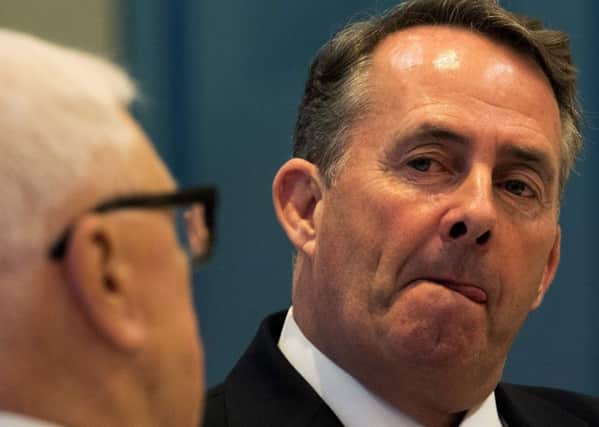 United Kingdom Secretary of State for International Trade Liam Fox has been challenged to eat chlorinated chicken. Picture: PAUL J. RICHARDS/AFP/Getty
