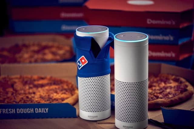 Dominos has launched voice ordering through Amazons Alexa. Picture: Mikael Buck/Dominos