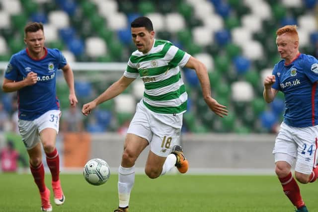 Tom Rogic could be deployed in a more advanced central role for Celtic against Rosenborg tonight. Picture: Charles McQuillan/Getty Images