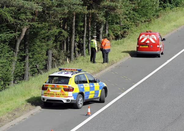 The Andrew Bow case, with calls to the police not acted upon, has parallels with that of John Yuill and Lamara Bell, who died after their car left the road on the M9 near Stirling. Picture: Michael Gillen