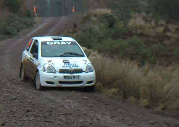 A screengrab from a video taken at a different Snowman Rally. Marshal John Clayton told a fatal accident inquiry that he was 'screamed at' for trying to stop the 2013 race. Picture: Contributed