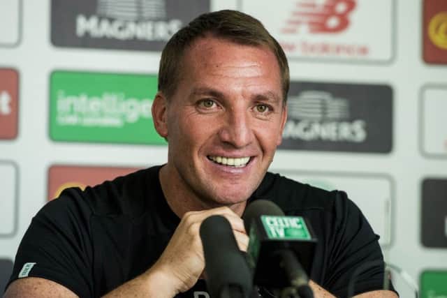 Celtic manager Brendan Rodgers has been patient in the transfer window. Picture: SNS