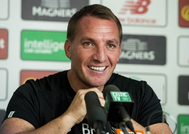 Celtic manager Brendan Rodgers has been patient in the transfer window. Picture: SNS