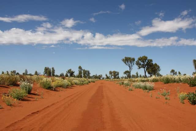 The ancient land of the native Anangu.