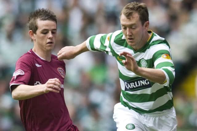 Aiden McGeady, right, shone at Celtic Park for six years. Picture: Ian Georgeson