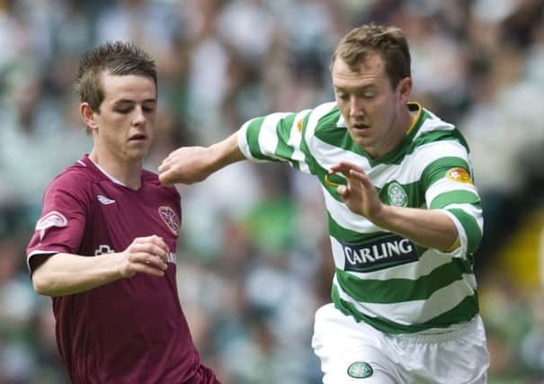 Aiden McGeady, right, shone at Celtic Park for six years. Picture: Ian Georgeson
