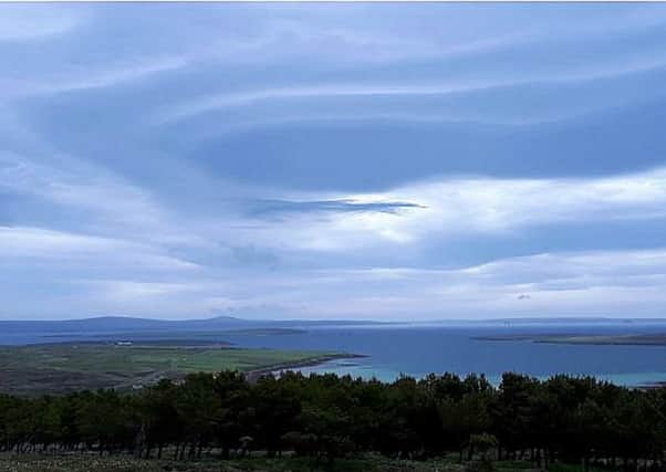 Looking down on Scapa Flow anchorage from island of Hoy. PIC: Copyright ORCA.