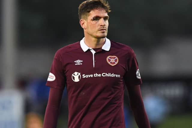 Kyle Lafferty says Hearts must learn from defeat at Peterhead. Picture: SNS.