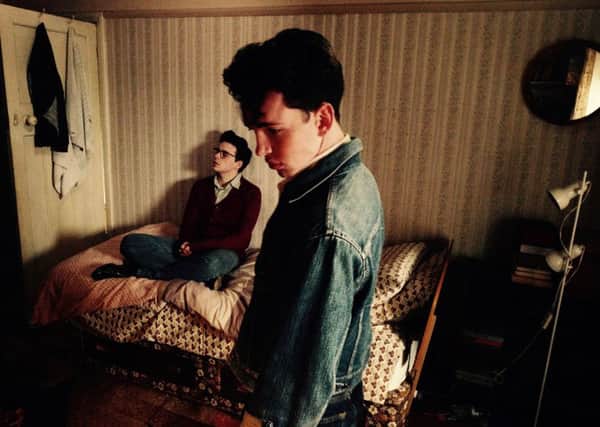 Jack Lowden as Morrissey and Laurie Kynaston as Johnny Marr in England is Mine. Picture: Entertainment One