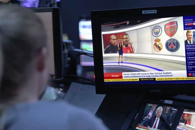 Sky was stung by an increase in the cost of broadcasting live English Premier League matches. Picture: Sky/PA Wire