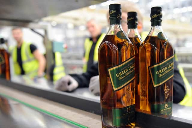 Diageo reported a 6% rise in Johnnie Walker sales. Picture: Ian Rutherford