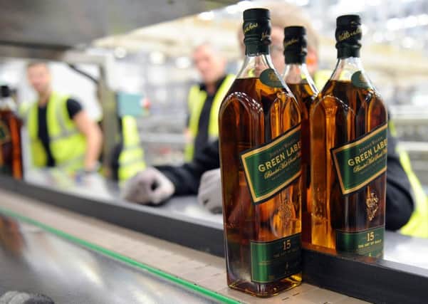 Diageo reported a 6% rise in Johnnie Walker sales. Picture: Ian Rutherford