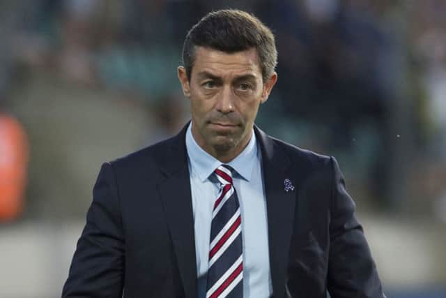 Pedro Caixinha wants his team to show they are ready for league action. Picture: SNS.