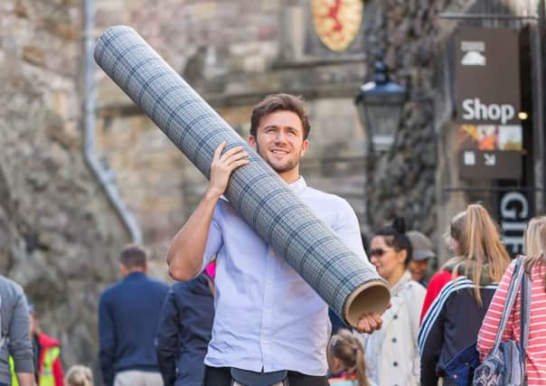 Historic Environment Scotland launched it's exclusive Edinburgh Castle Tweed collection. Picture: Histroic Enviornment Scotland