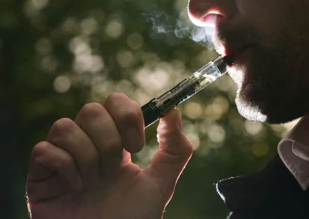 A link has been found between trying e-cigarettes, and then going on to try tobacco cigarettes. Picture: PA