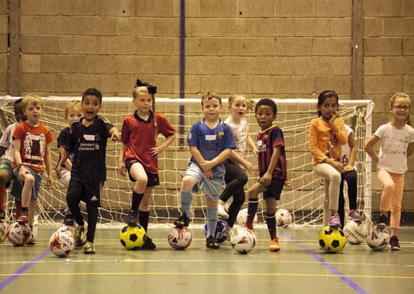 Children attend the StreetGames club at the Jack Kane Community Sports Hub in Niddrie. Picture: Alistair Linford