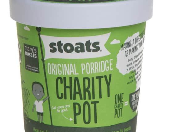 Stoats charity pot. Picture: Supplied