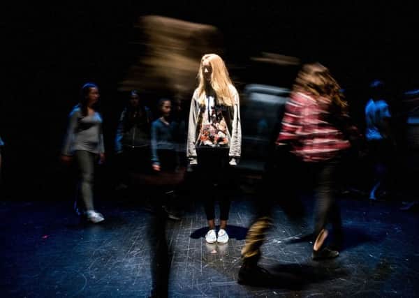 Young people involved with Macrobert Youth Theatre