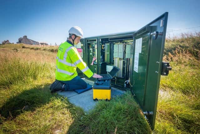 BT has been investing heavily in broadband roll-out. Picture: Iain MacDonald