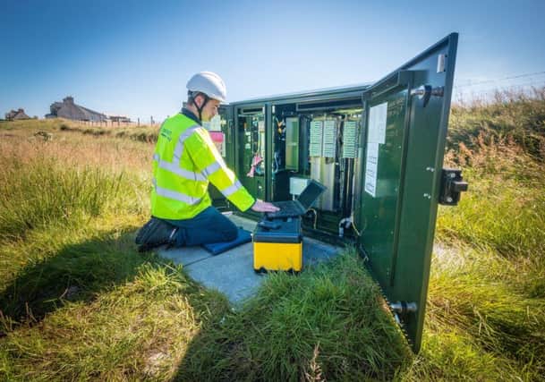 BT has been investing heavily in broadband roll-out. Picture: Iain MacDonald